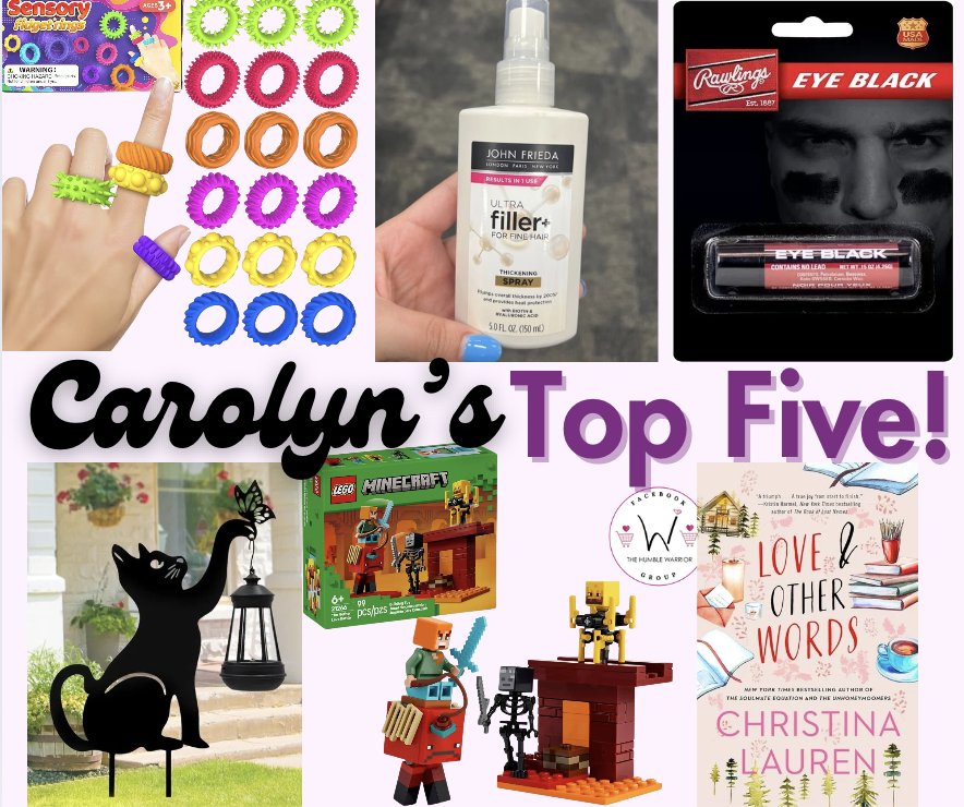 Carolyn’s Top Five!